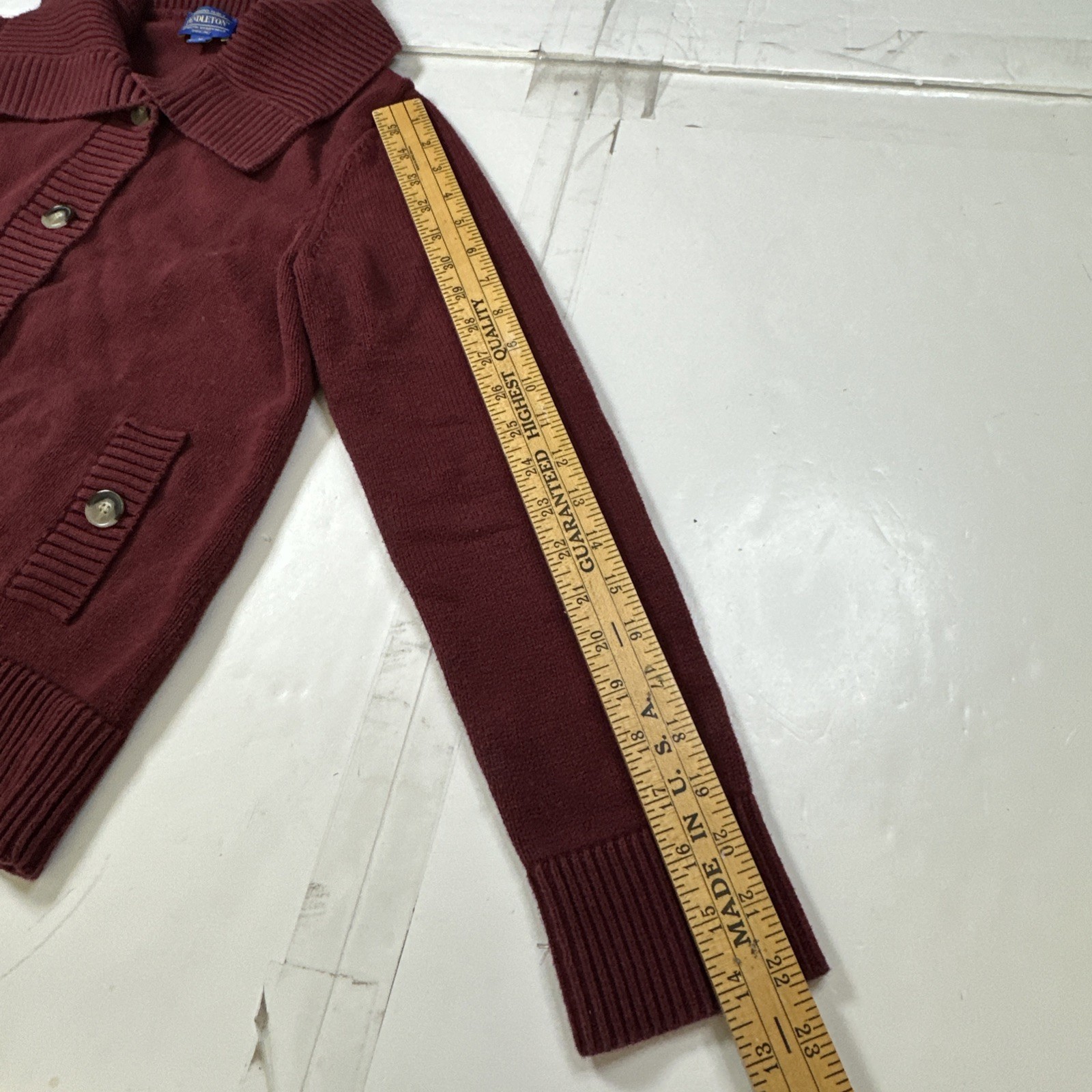 Pendleton Sweater Womens Button Front Shawl Colla… - image 8