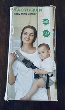 Yaoyuqian Baby Sling Carrier One Shoulder Adjustable Strap 7 to 44lbs - Gray