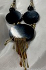 Vintage Style Mixed Metal Brutalist Necklace With Fringe — photo 10