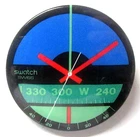 NAUTILUS MAXI SWATCH Watch 1.5" tin litho pinback button sp1