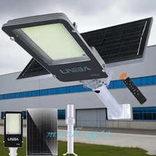 LED 8800W Commercial Solar Street Lights Outdoor Dusk to Dawn parking lot light