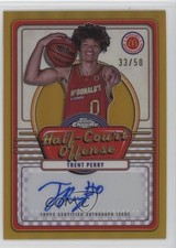 2024 Chrome McDonald's All American Gold Refractor 33/50 Trent Perry Auto 1m6p