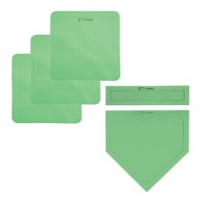 Franklin Sports MLB Glow-in-Dark Rubber-Tek 5-Pc Baseball Base Set