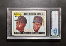 1965 TOPPS #16 JOE MORGAN SONNY JACKSON ?DSG 8.5 ROOKIE CARD COLT .45s HOF. rookie card picture