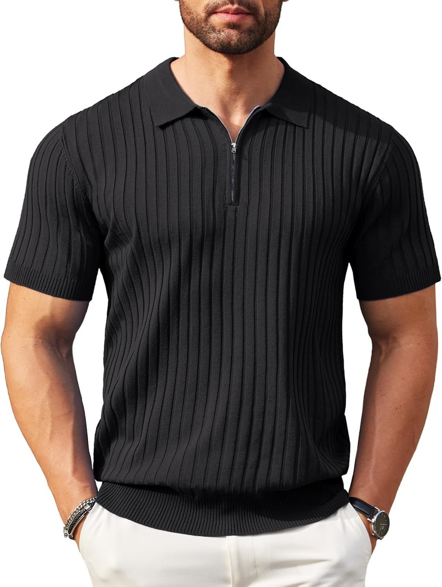 メンズウェア BEAMS GOLF GOLFFICKERS ZIP POLO s-l1200.jpg