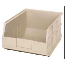 QUANTUM STORAGE SYSTEMS SSB445IV Shelf Bin,Ivory,Polypropylene,7 in 24K155