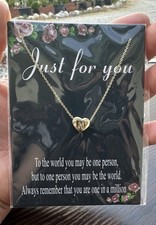 Dainty Gold Plated Heart Initial Letter Pendant Necklace for Girls Kids Jewelry