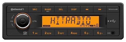 Continental 1DIN USB AUX MP3 Autoradio für Renault Clio (2012-2017) - Bild 2 von 6