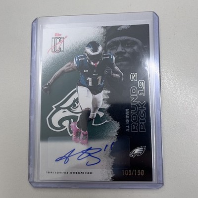2025 Signature Class AJ Brown  #93 Green Auto /150 - Eagles Colormatch