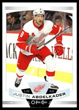 2019-20 O-Pee-Chee #413 Justin Abdelkader Detroit Red Wings Hockey Card