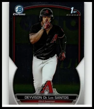 2023 1st Bowman Chrome Deyvison De Los Santos #BCP-116 RC