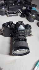 Nikon FE 35mm SLR Film Camera with Lens