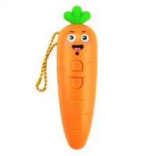 Carrot Shape Novelty Voice Recorder Pen Write Graffiti Ballpoint Pen For Kids