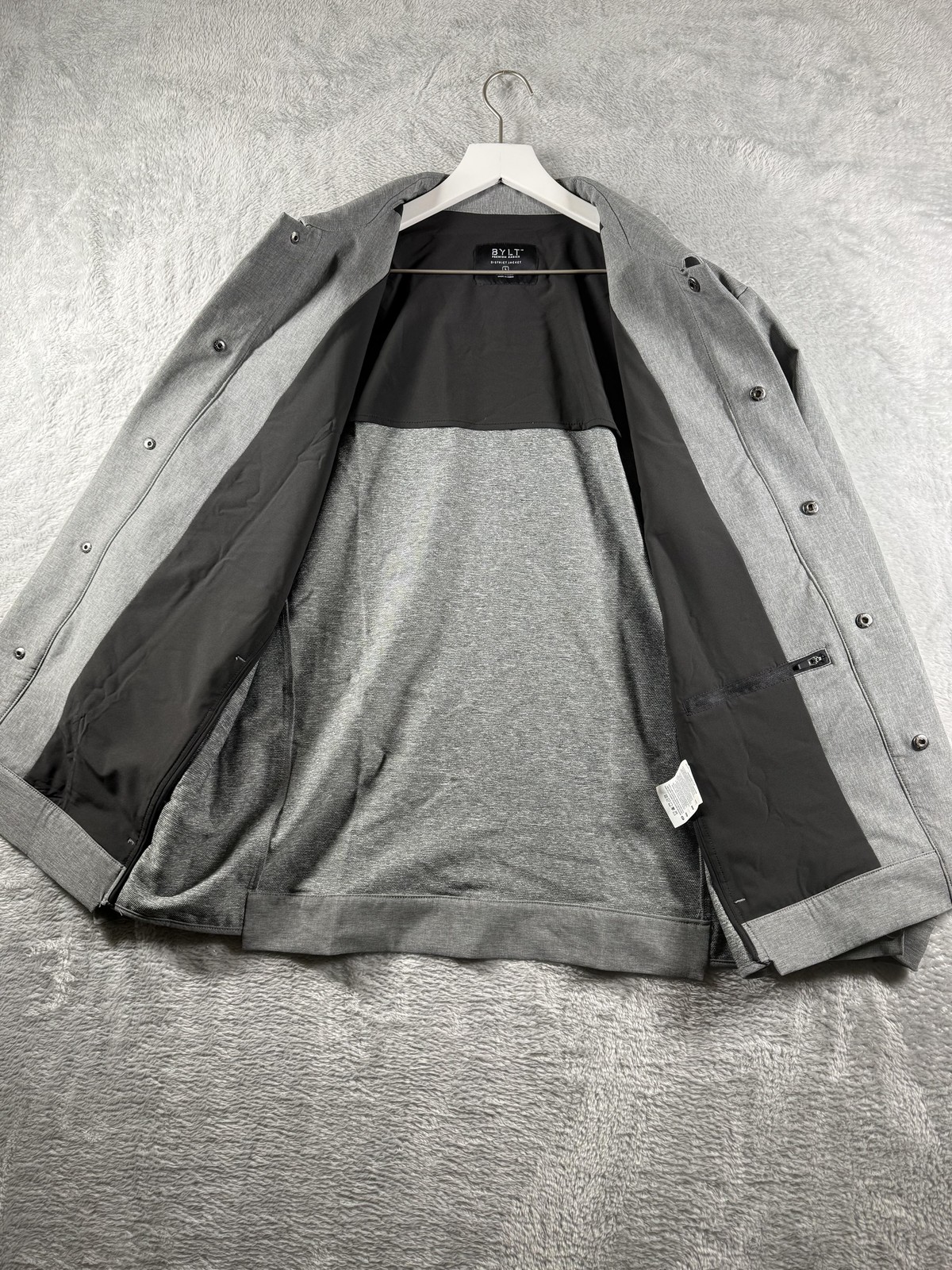 BYLT District Jacket Mens Large Softshell Snap Co… - image 5