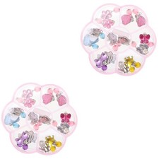  2 Boxes Klipp Ohrringe Ohrclips Kinder Basteln Kinderschmuck Für