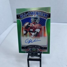 2022 Leaf Valiant - All-American Green s #AA-GW1 Garrett Wilson /20