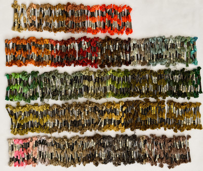 Vintage Lot of 640+ DMC Embroidery Floss Skeins Cross Stitch Thread Many Colors