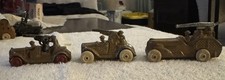 Vintage 1930's Barclay Manoil Slush Anti-Aircraft Gun Military Vehicle Set Of 3