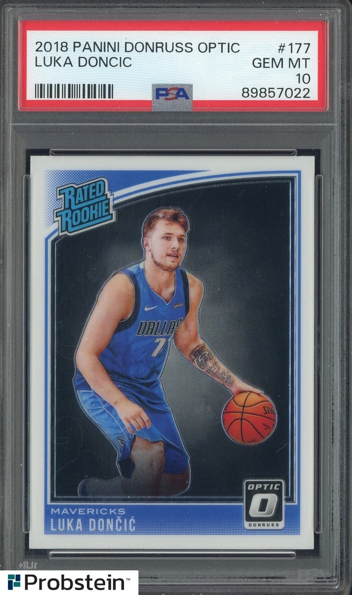 Luka Dončić 10 Graded Basketball Rookie Sports Trading Cards