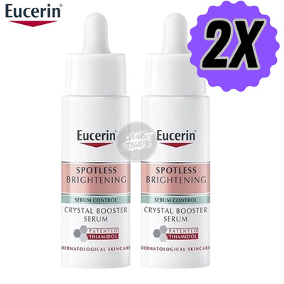 2x EUCERIN Spotless Brightening Crystal Booster Serum 30ml Dark Spots Pigmented