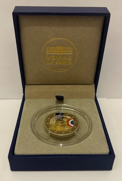 2 euro Colorisé BE 2015 Fête de la Fédération - Sans certificat - Photo 1/4