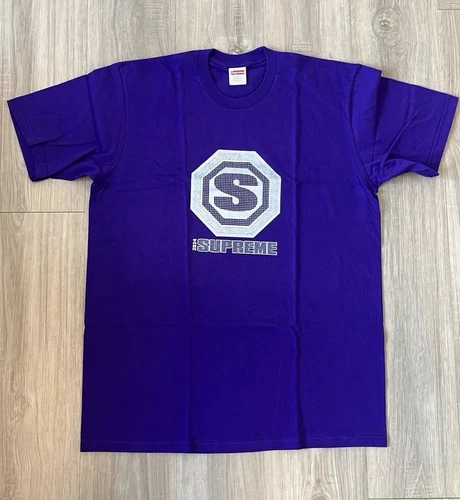 SUPREME BLOCKBUSTER TEE VIOLET TAILLE GRAND FW24 SEMAINE 8 (100% AUTHENTIQUE) NEUF