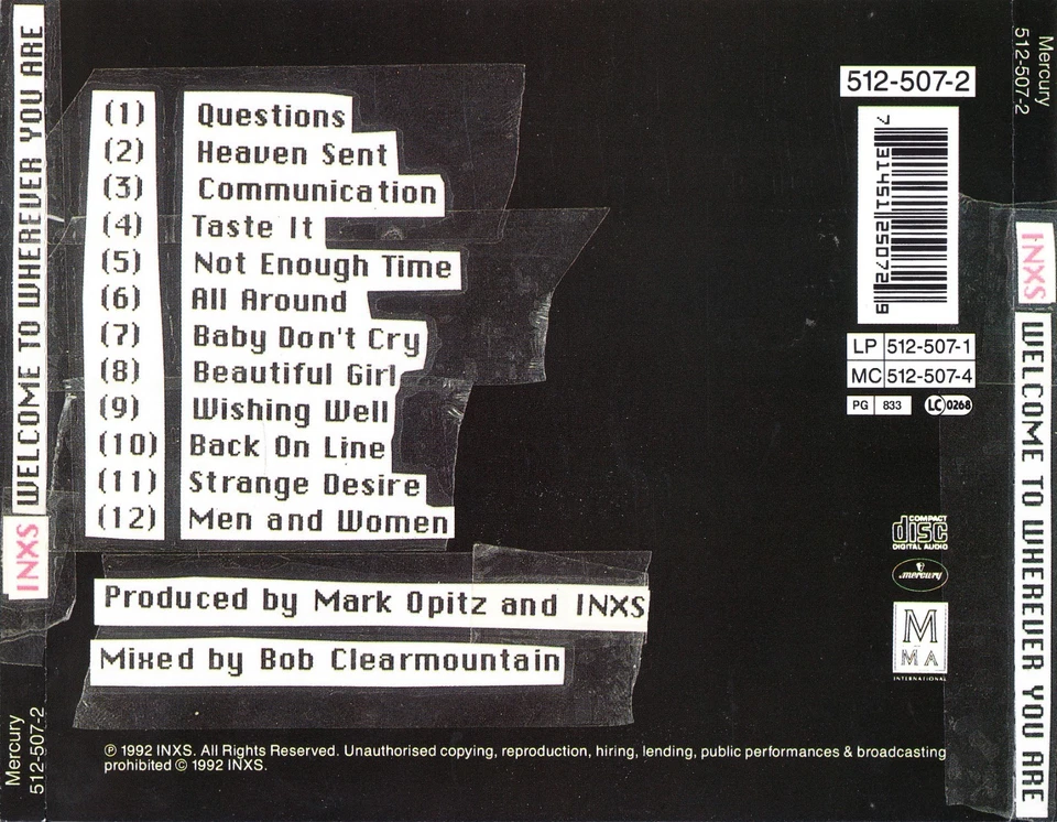 2 x INXS (Welcome To Wherever You Are + Full Moon, Dirty Hearts) - Bild 3 von 4