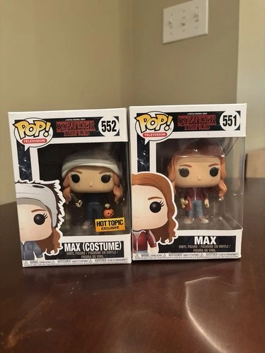 Stranger Things Max and Halloween Max Funko Pop Figures