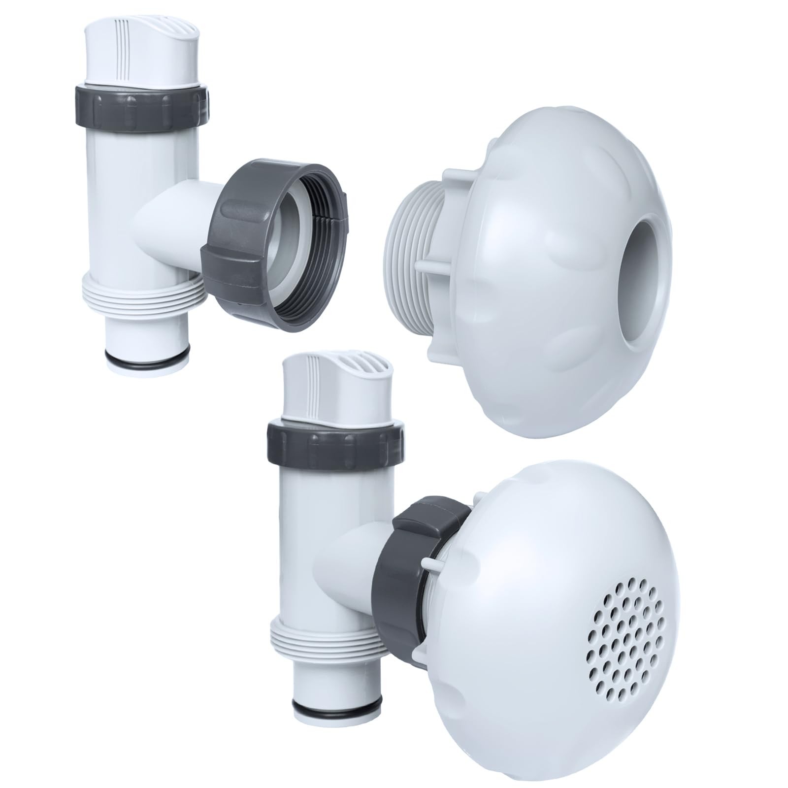 Pool Pump Plunger Valve Kit Compatible with Intex Coleman Above Ground Pool, ...