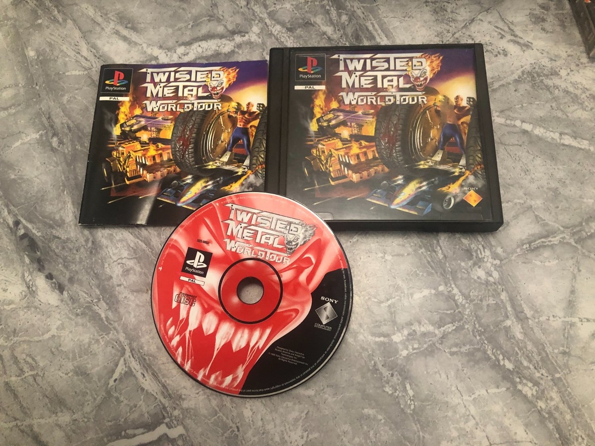 Twisted Metal World Tour Sony PS1 (FULL WORKING ORDER COMPLETE