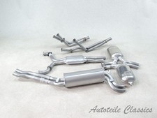 Auspuff SET komplett für Mercedes Benz S-Klasse W126 500SE + Anbaut. 