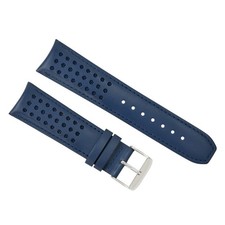 23MM LEATHER STRAP FOR CITIZEN WATCH BAND  AT8020-03L H800-S081165 BLUE ANGELS