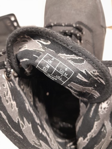 Dr. Martens Winsted schwarz Canvas 8 Augen Schnürstiefel Herren Größe 6 Damen Größe 7 selten - Bild 11 von 12