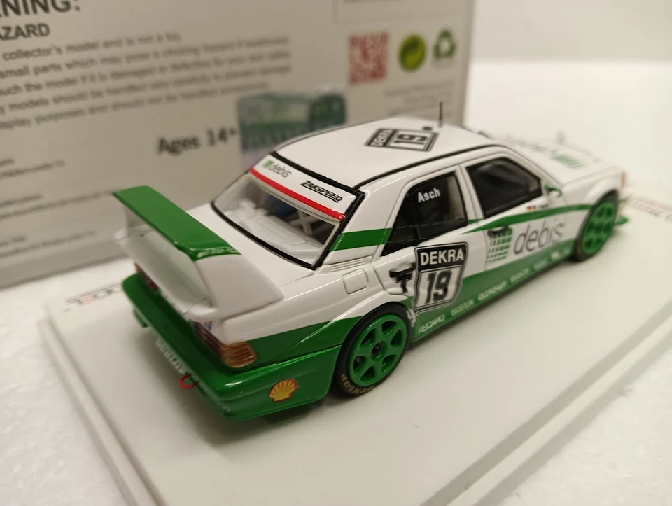 Mercedes 190E EVO2 Zakspeed #19 DTM 1991 R.Asch (box damaged) 1:43 TSM 124348 - Immagine 2 di 4