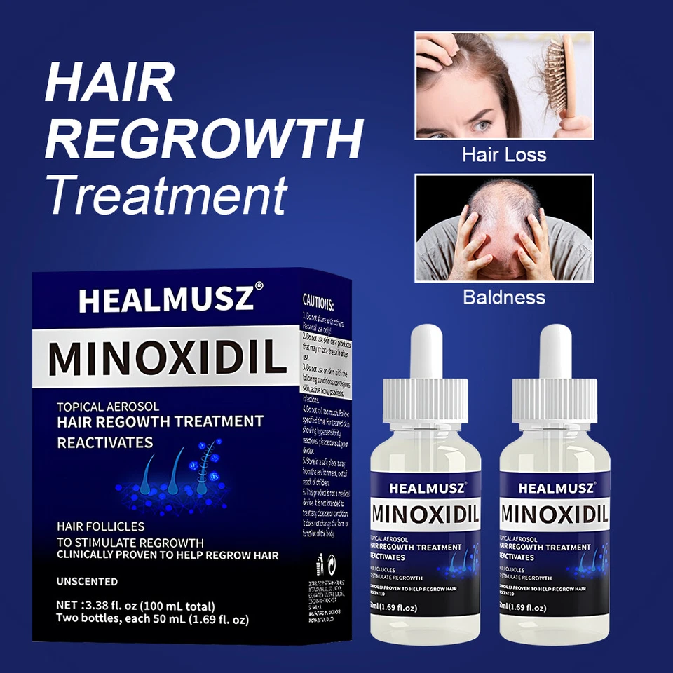 Paquete de 6 | Minoxidil 5% Extra Fuerza Hombres Tratamiento de Regeneración del Cabello Suministro para 4 Meses Foto 4 de 4
