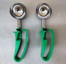 Qty 2 Vollrath 47393 Squeeze Disher Color-Coded Portion Control 2.8oz Size 12