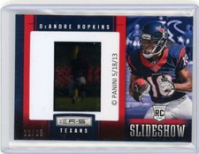 2013 Panini Rookies and Stars Slide Show Rookie #5 DeAndre Hopkins No 22 of 25