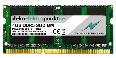 4GB Ram Speicher passend für Acer Aspire E1-522 (DDR3-12800)