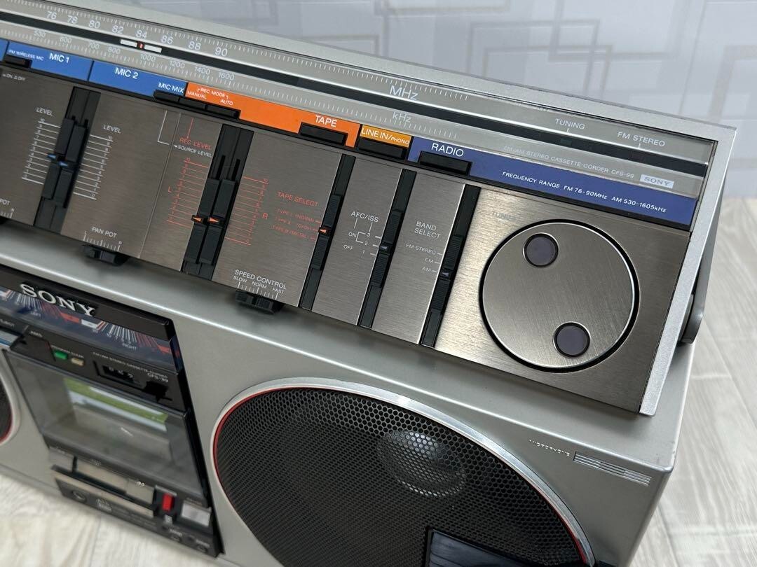 □　CFS-99 FM/AM ラジカセ　エナジー99ステレオカセット　管A324 □ CFS-99 FM/AM ラジカセ エナジー99ステレオカセット 管A324
