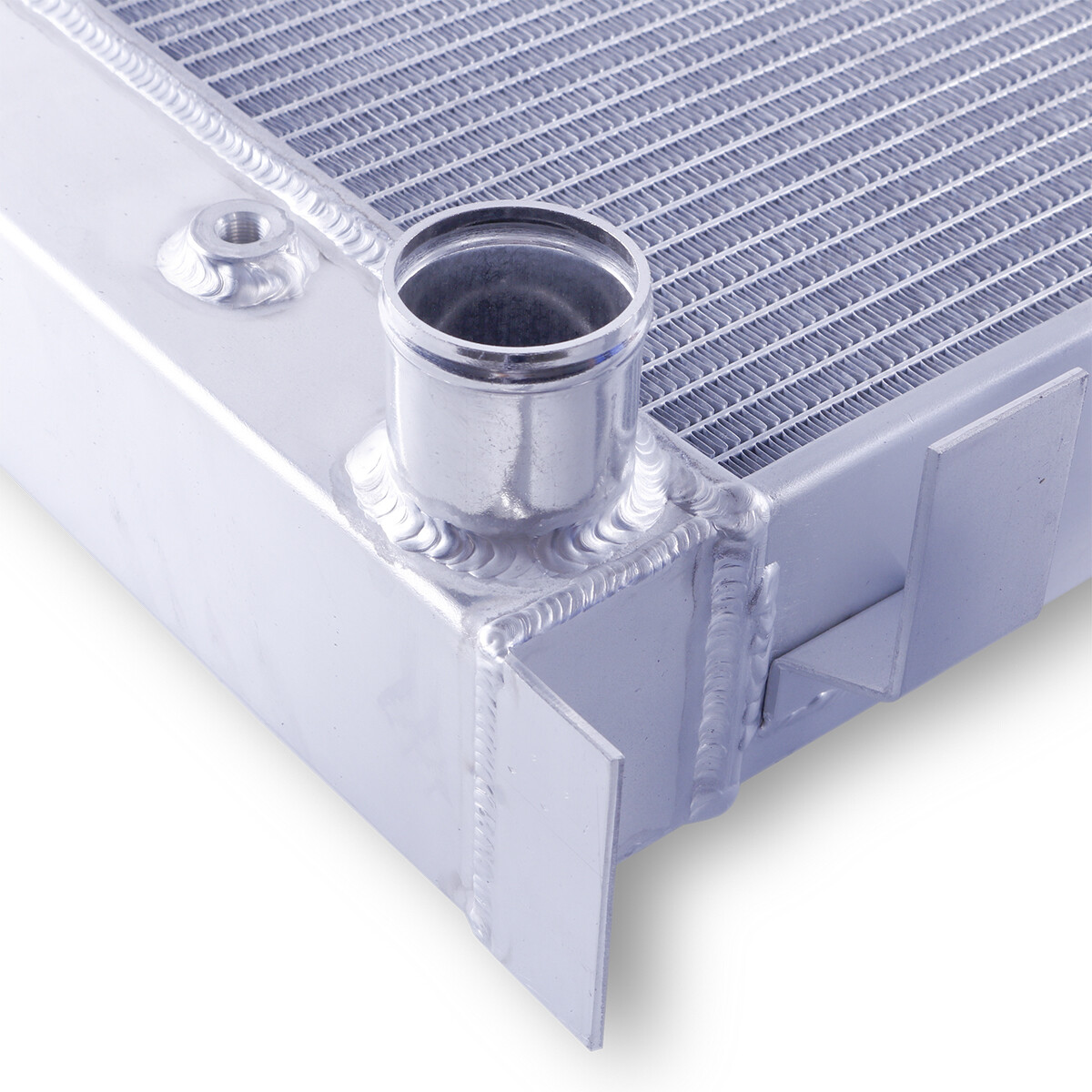 For 1932 Ford Hi-Boy Hot Rod Chevy Engine V8 AT/MT Aluminum 3-Row Radiator 