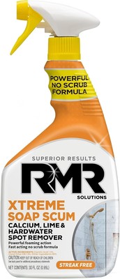 RMR - Xtreme Soap Scum Remover, Fast-Acting, No-Scrub Bathroom Cleaner For Soap