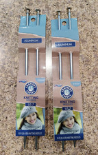 ArtSkills Crafter's Closet 10" Aluminum Knitting Needles US 7 Lot of 2 NIP