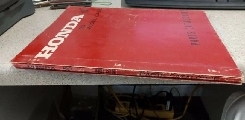 CATÁLOGO DE PIEZAS HONDA 50 MODELO CA100 1966 VINTAGE Foto 3 de 4