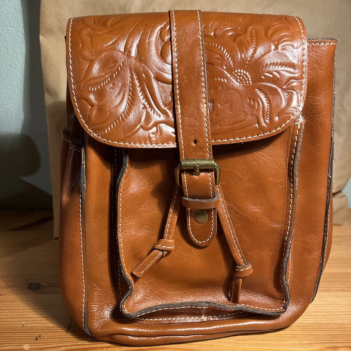 Patricia nash outlet leather backpack purse
