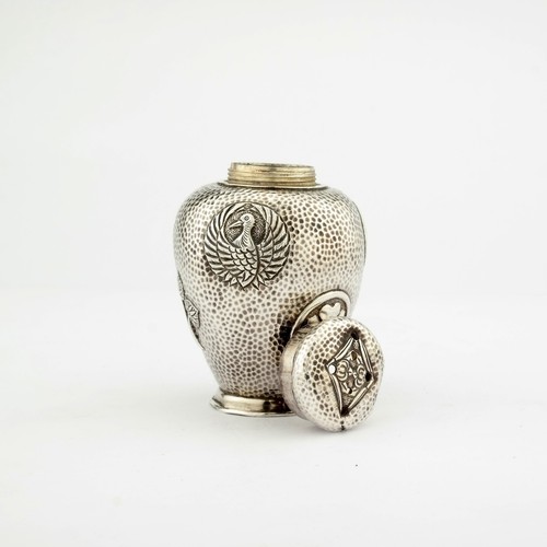 Antique Japanese Solid Sterling Silver Salt / Pepper Shaker. Konoike. Ca 1900 - Picture 5 of 7