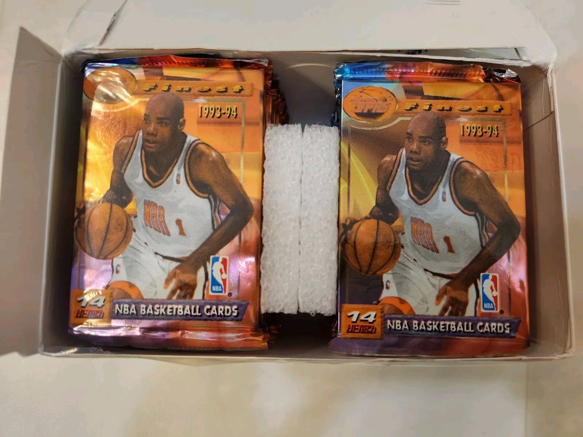 New 1993-94 Topps Finest Basketball Jumbo Pack 14-card New 1993-94 Topps Finest Basketball Jumbo Pack 14-card