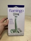 Flamingo Sage Women's Razor Handle + 2 Cartridge & 1 Shower Holder