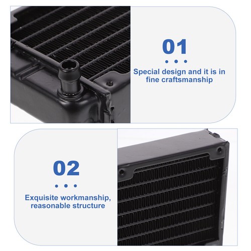 Computer Water Cooling Radiator for Electronic Components Water-cooled - Afbeelding 2 van 12