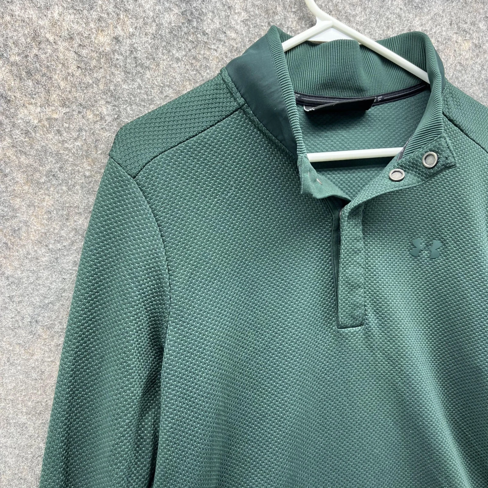 VETEMENTS Felpa Under Armour Uomo Pullover Medio Verde Outdoor UA Scatto