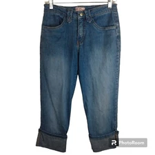 FDJ French dressing Women's Size 4 Denim Capri Cuffed Jeans